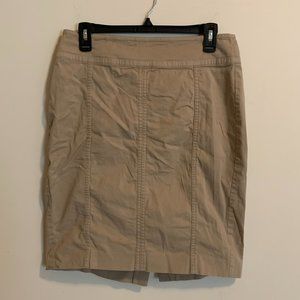 Khaki Pencil Skirt